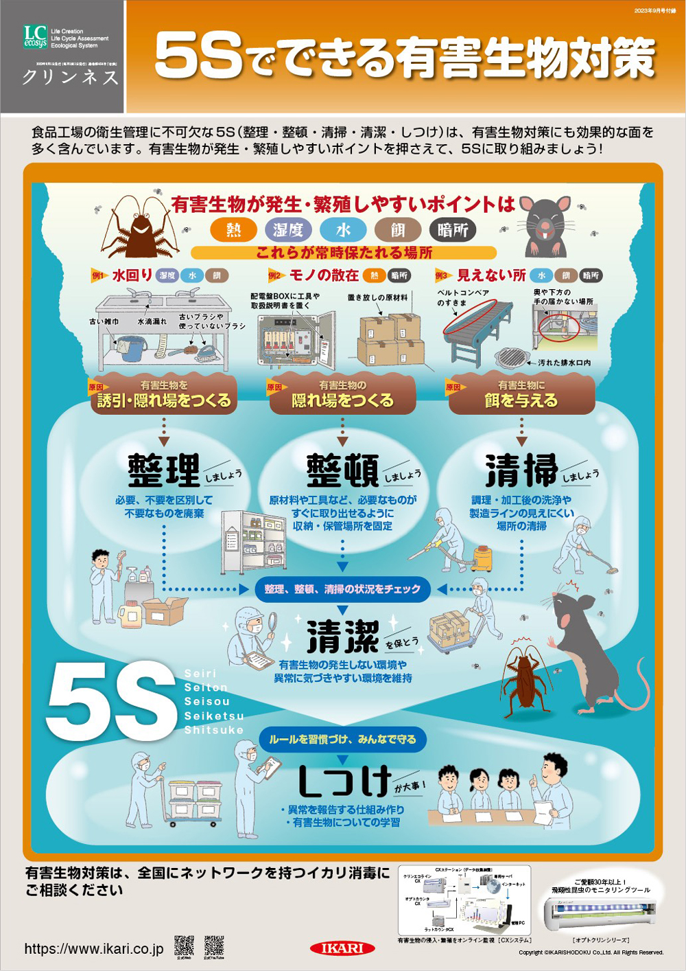 5Sでできる有害生物対策