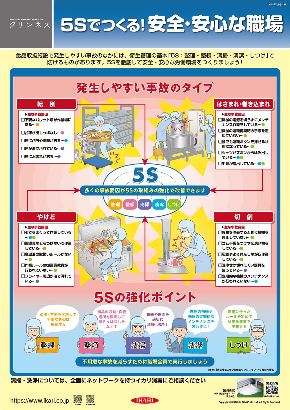 5Sでつくる！安全･安心な職場